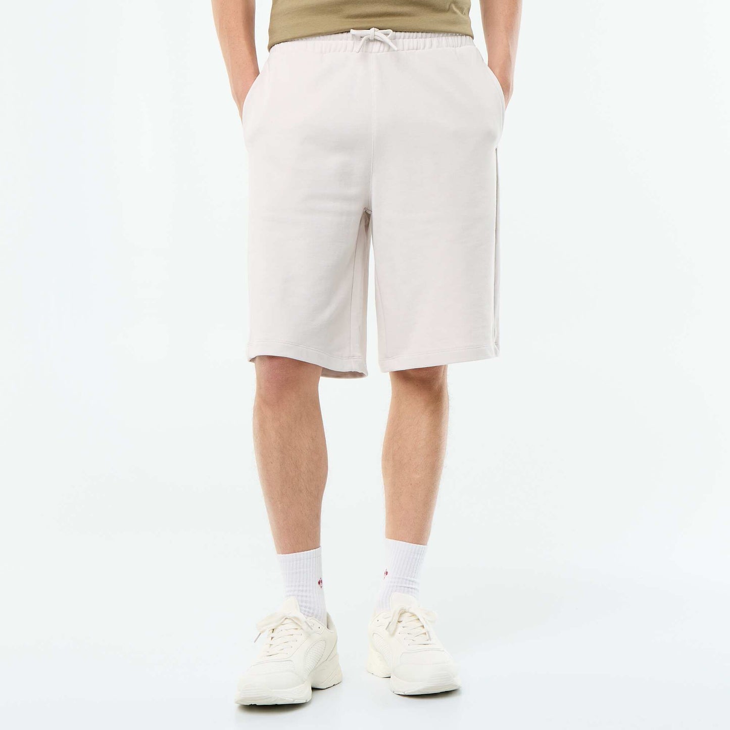 French Terry Bermuda Shorts GREY