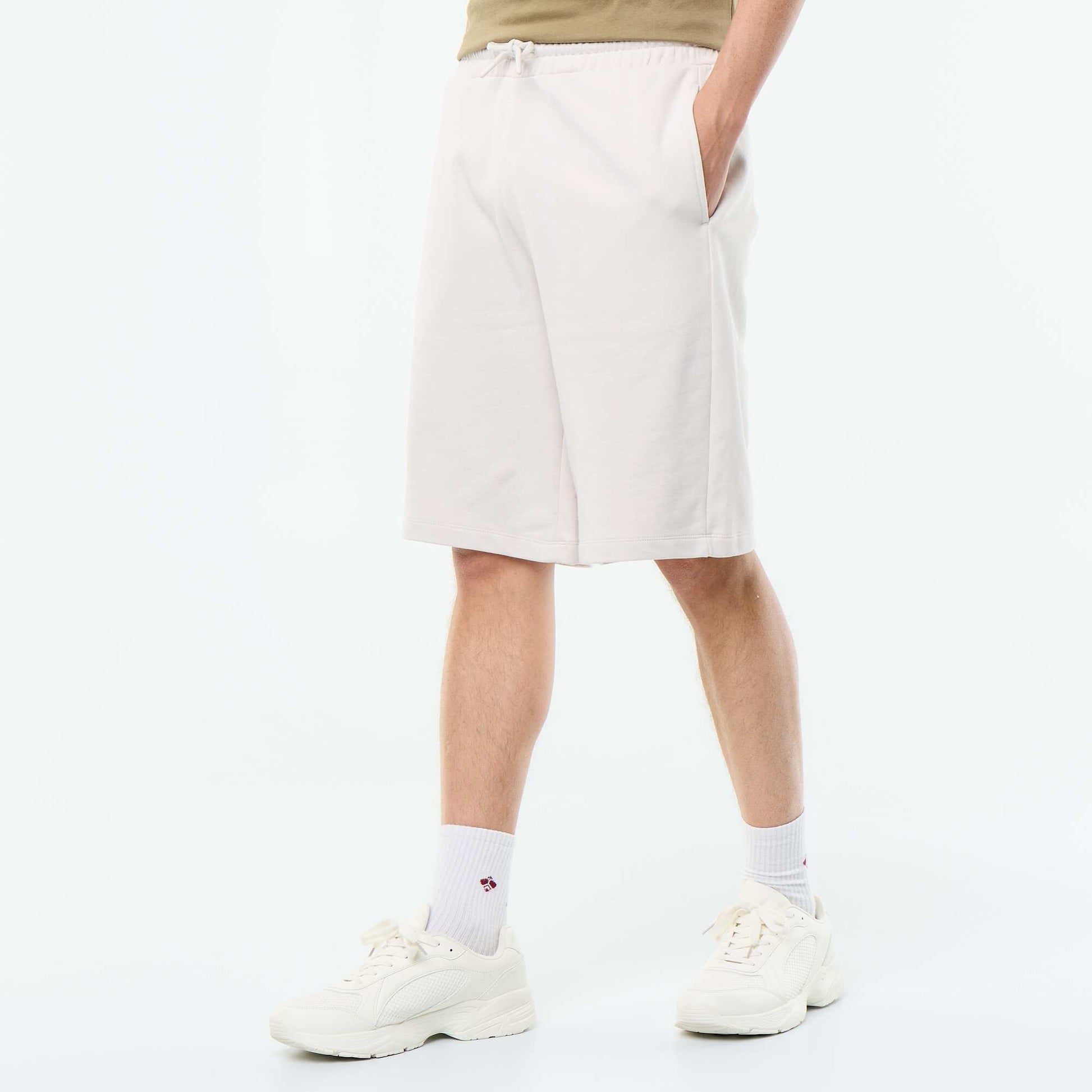 French Terry Bermuda Shorts GREY