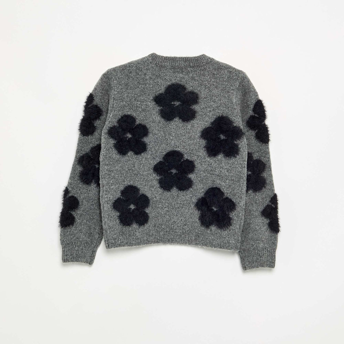 All-over animated sweater GREY