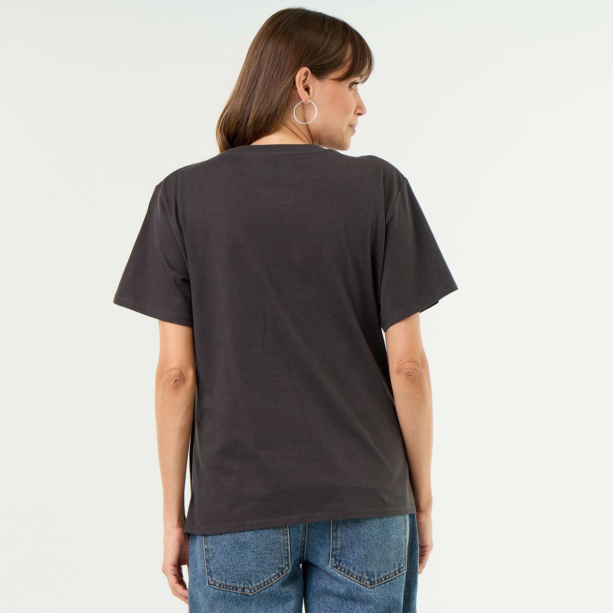 Printed maternity t-shirt GREY