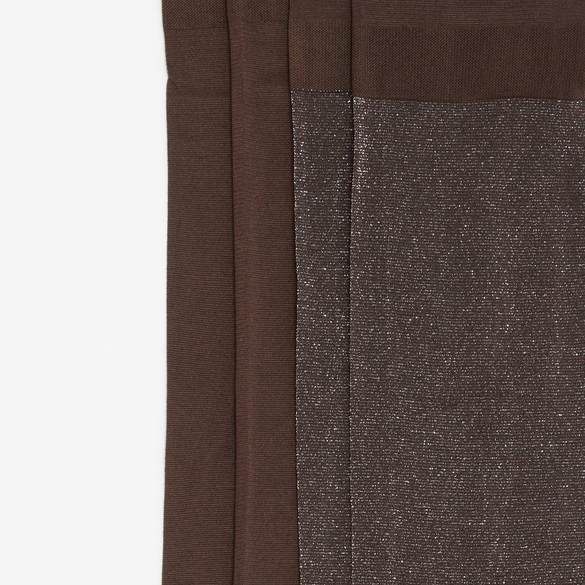 Pack of 2 Pairs of Tights - 1 Matte + 1 Shiny BROWN