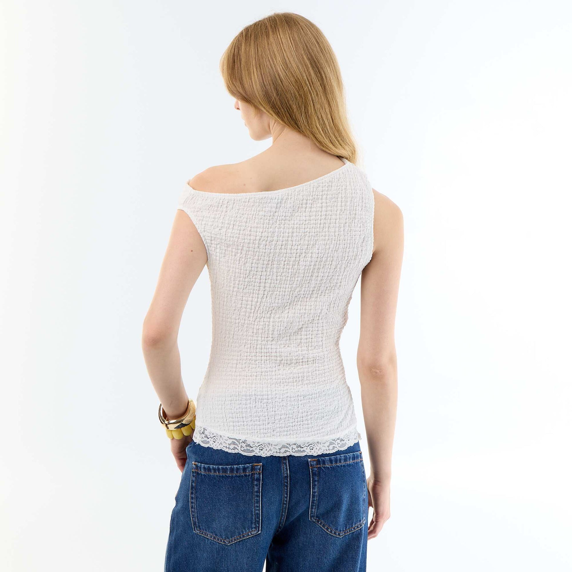 Racerback Tank Top WHITE
