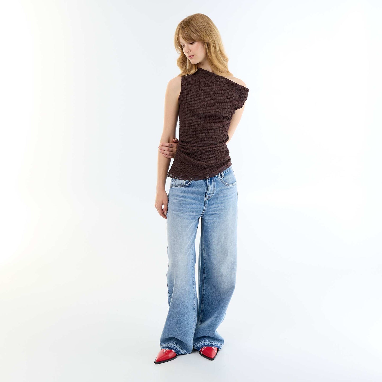 Racerback Tank Top BROWN
