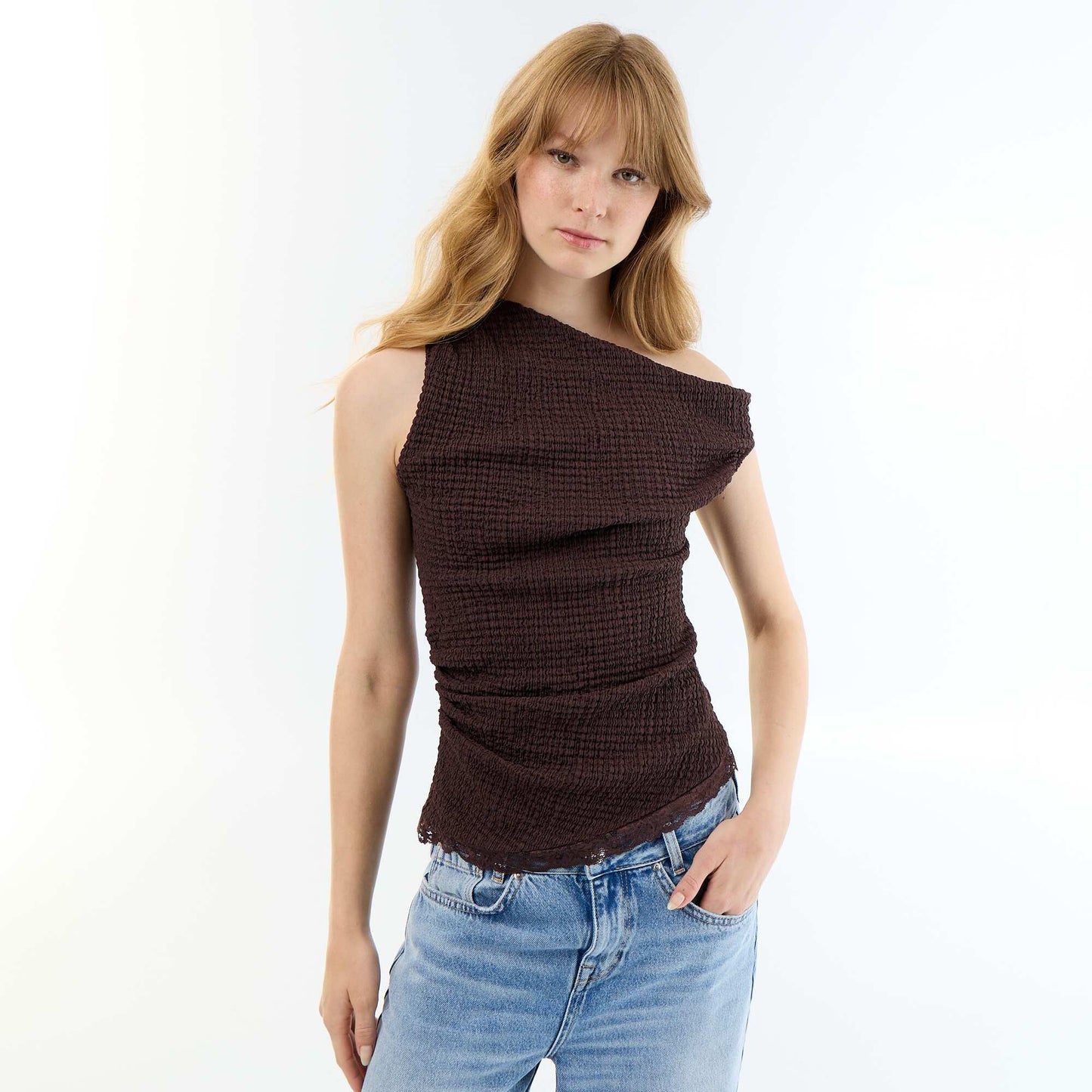 Racerback Tank Top BROWN