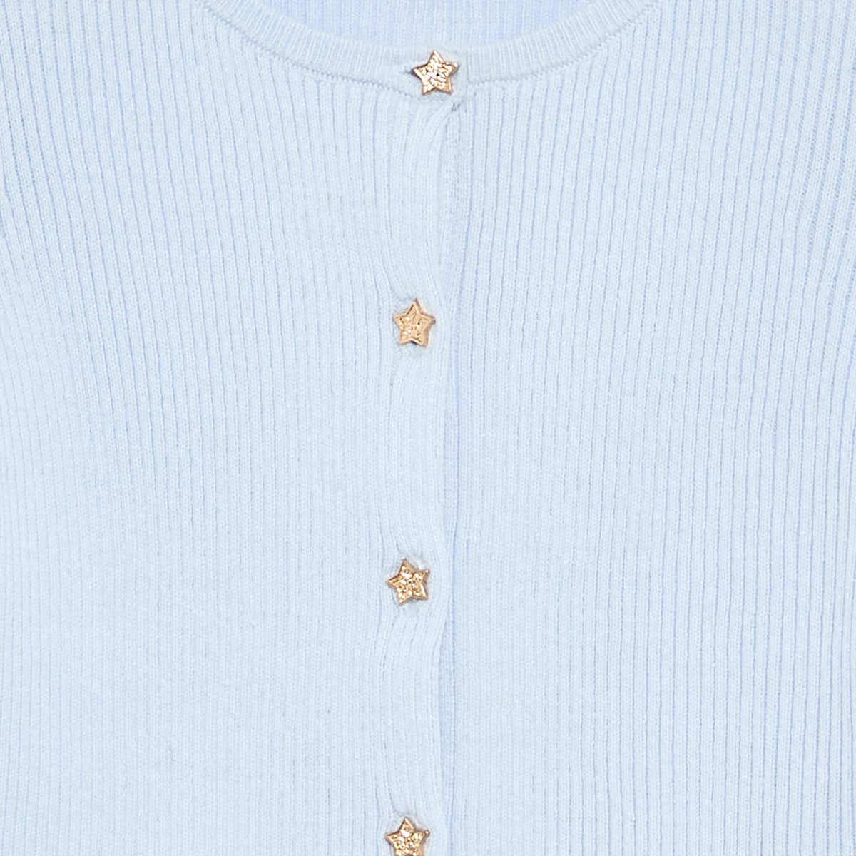 Cardigan with star-shaped buttons BLUE