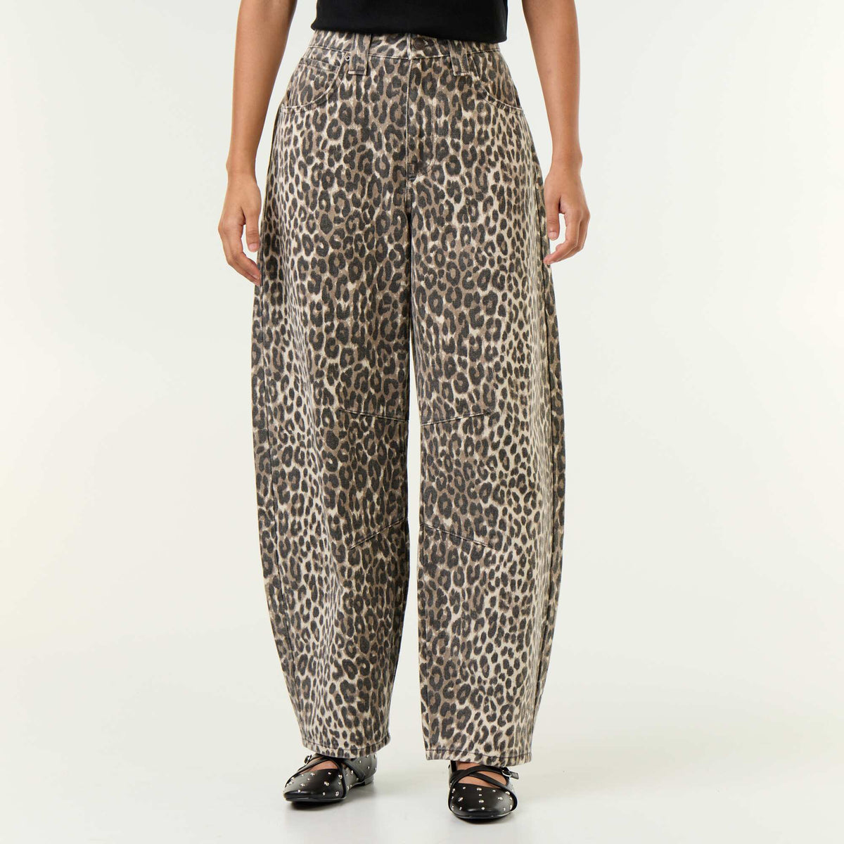 Balloon Fit Jeans BROWN