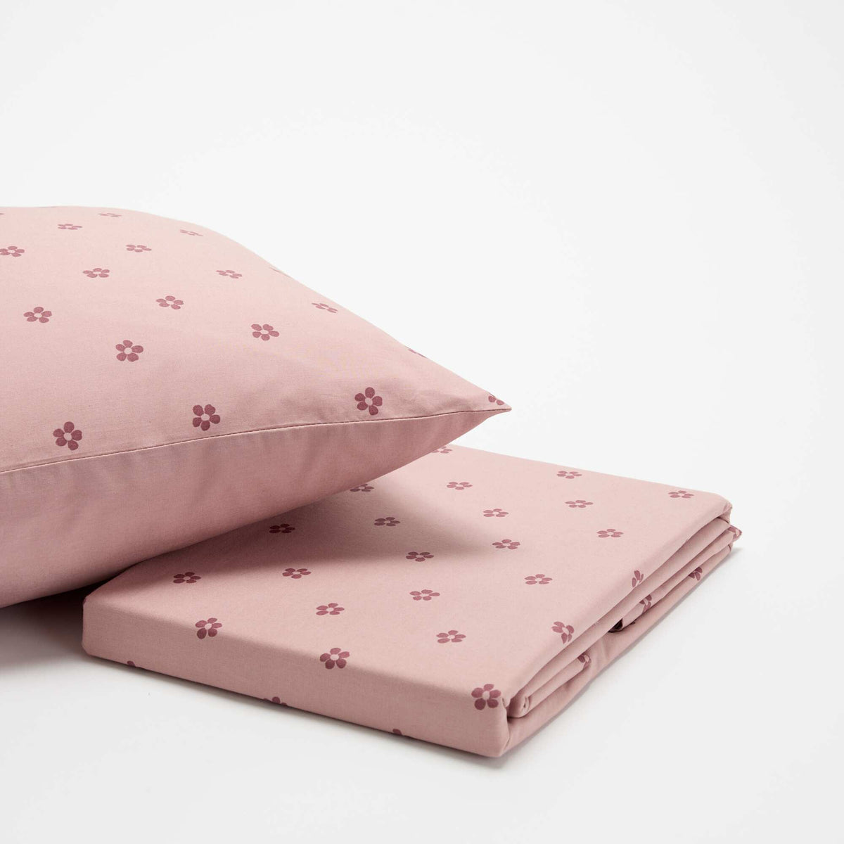 Single Bedding Set - Duvet Cover + Pillowcase - KIABI Home PINK