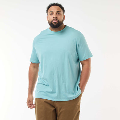 Pure cotton T-shirt BLUE