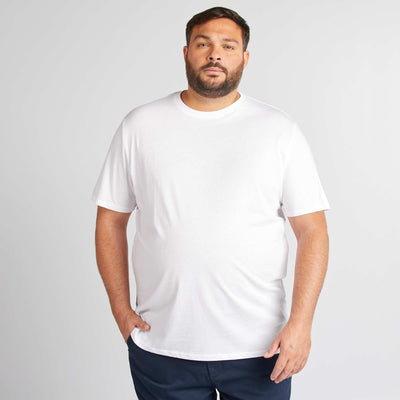 Pure cotton T-shirt WHITE