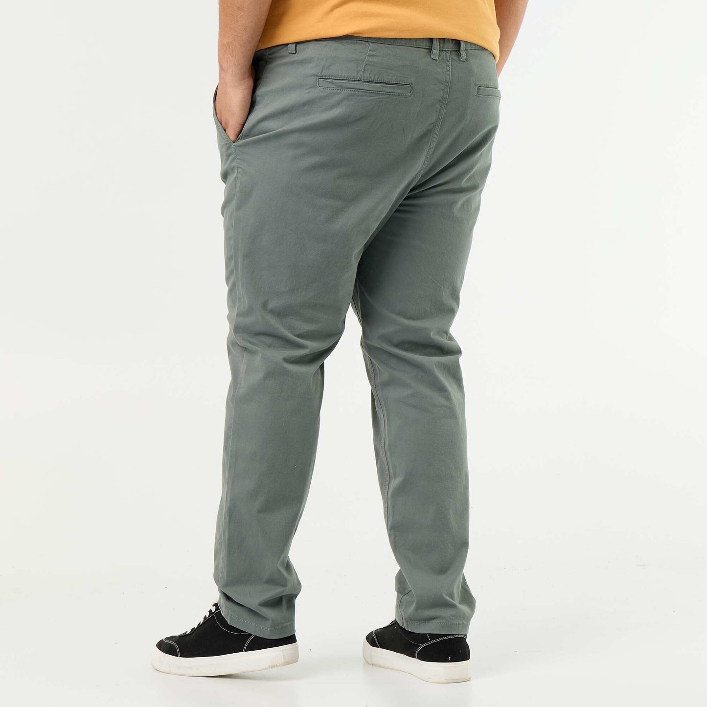 Slim-fit chinos - L32 GREEN