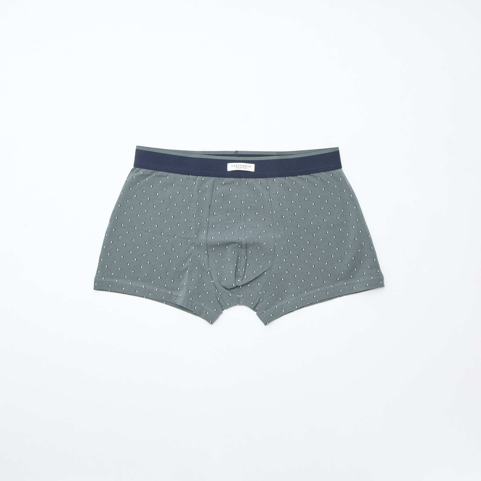 Pack of 3 pairs of stretch boxer shorts KHAKI