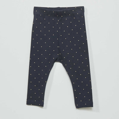 Long fancy leggings BLUE
