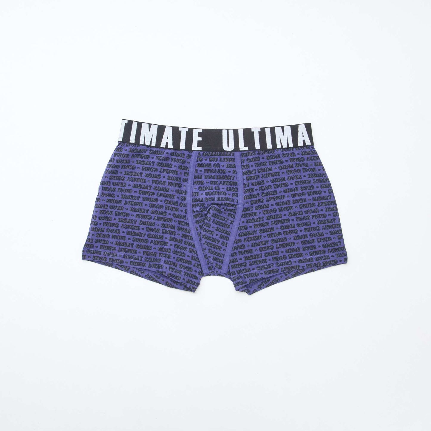 Pack of 3 patterned boxer shorts BLUE