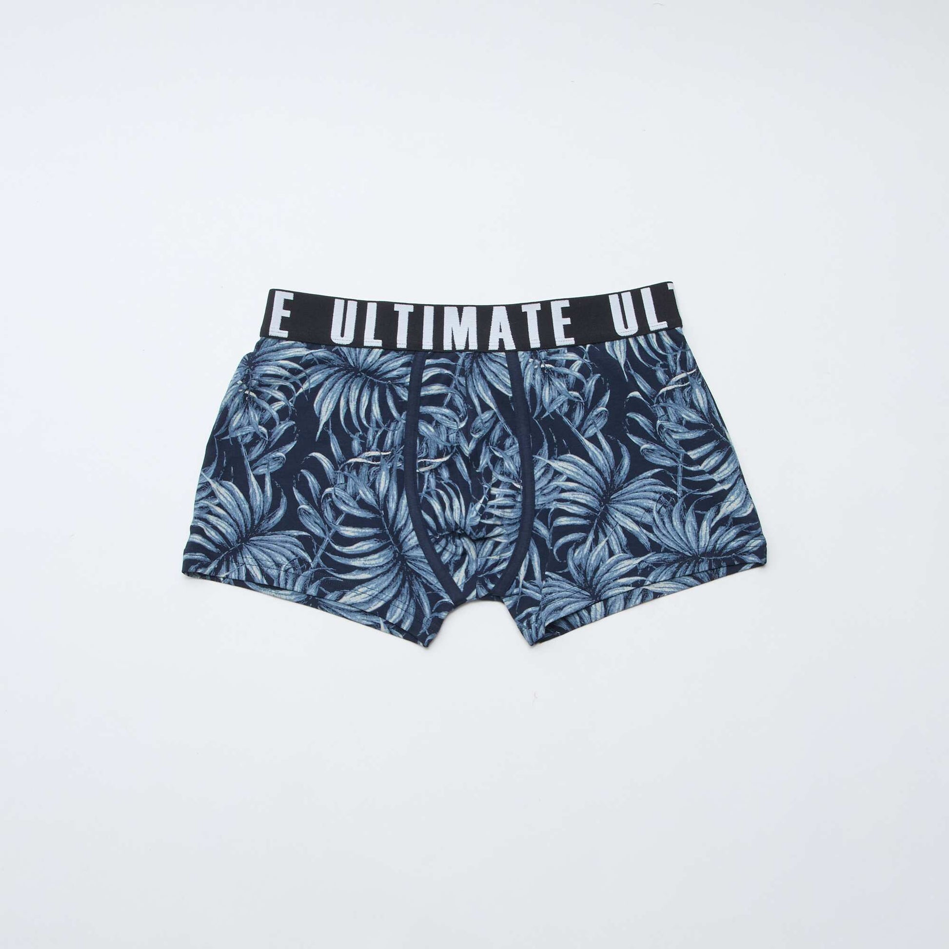 Pack of 3 patterned boxer shorts BLUE