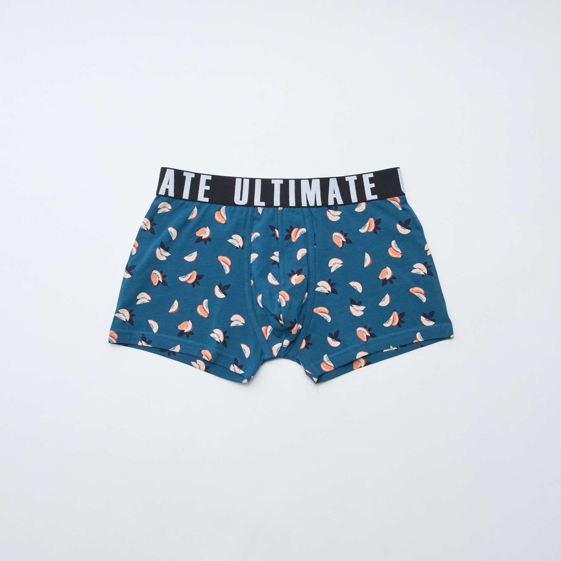 Pack of 3 patterned boxer shorts BLUE