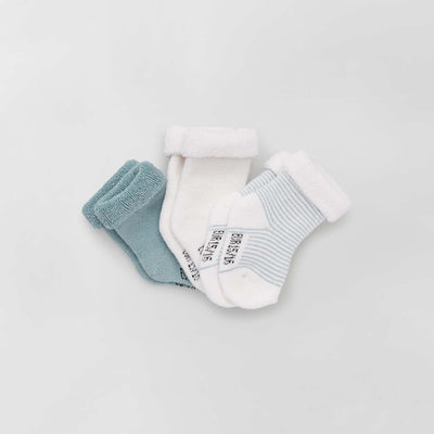 3-Pack of Newborn Socks GREY