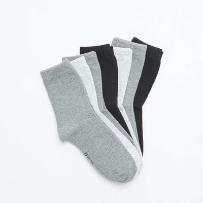 Pack of 7 pairs of socks BEIGE