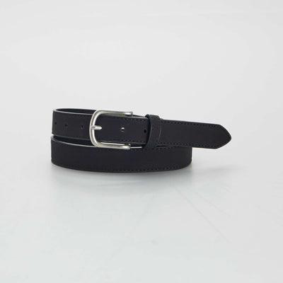Synthetic belt with a soft feel BLACK