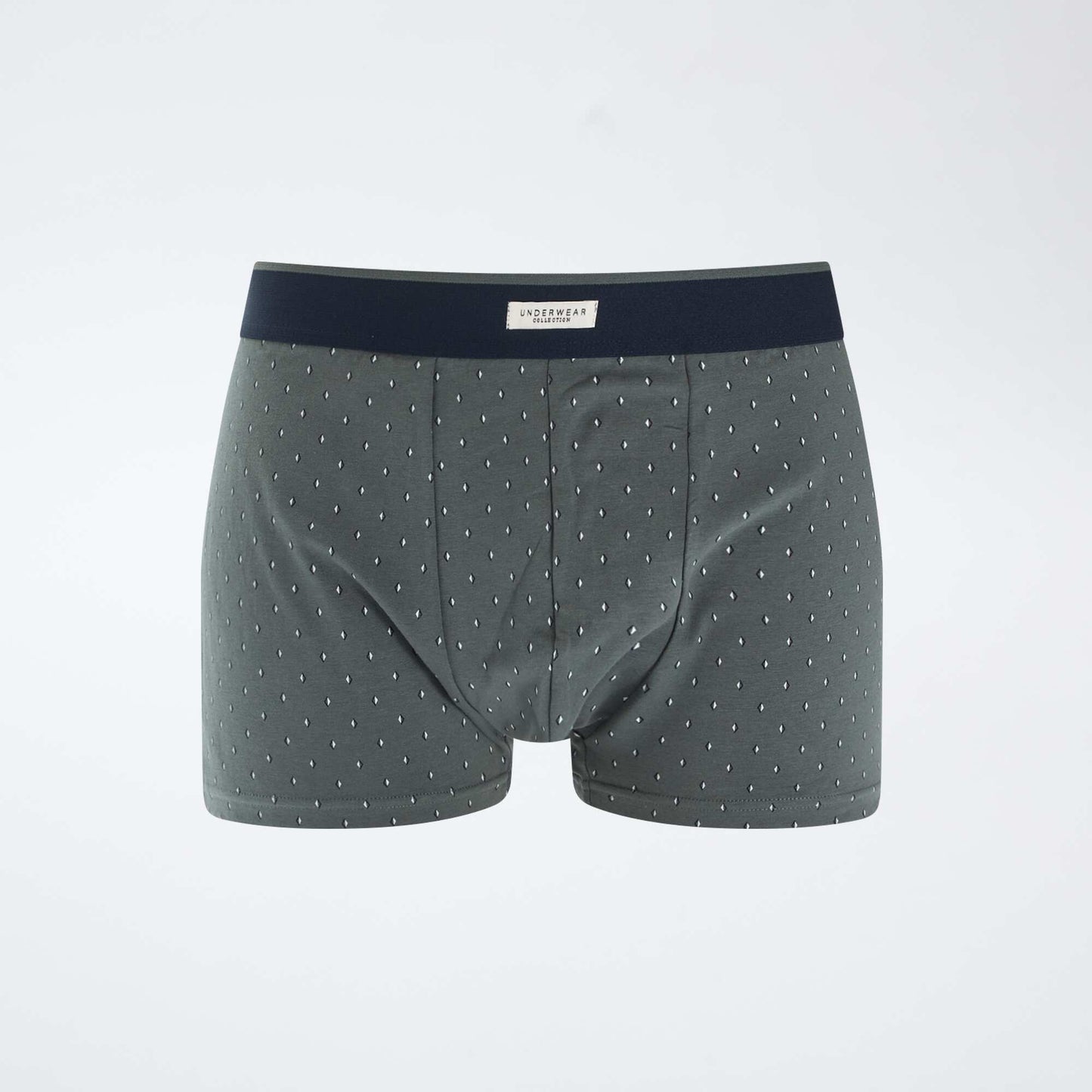 Pack of 3 pairs of cotton boxer shorts KHAKI