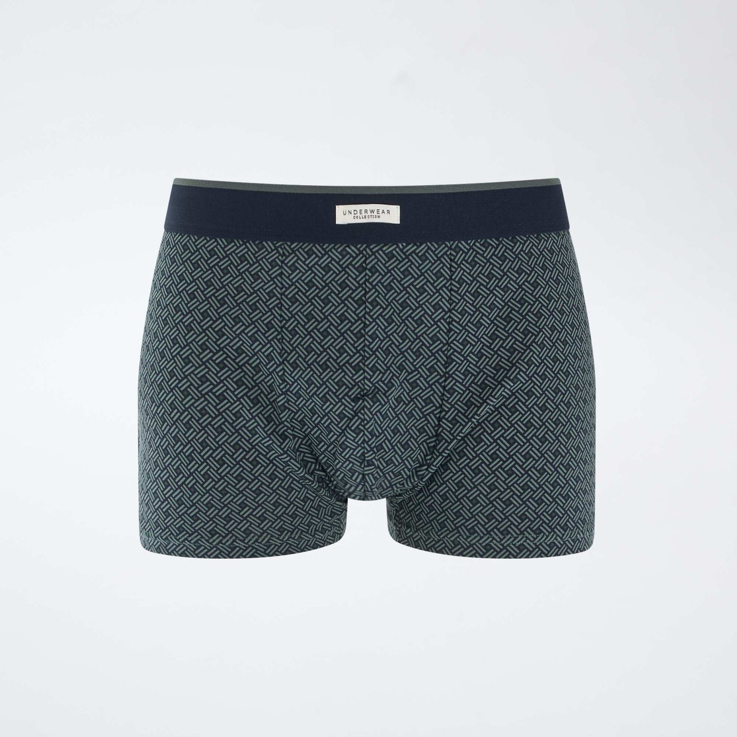 Pack of 3 pairs of cotton boxer shorts KHAKI