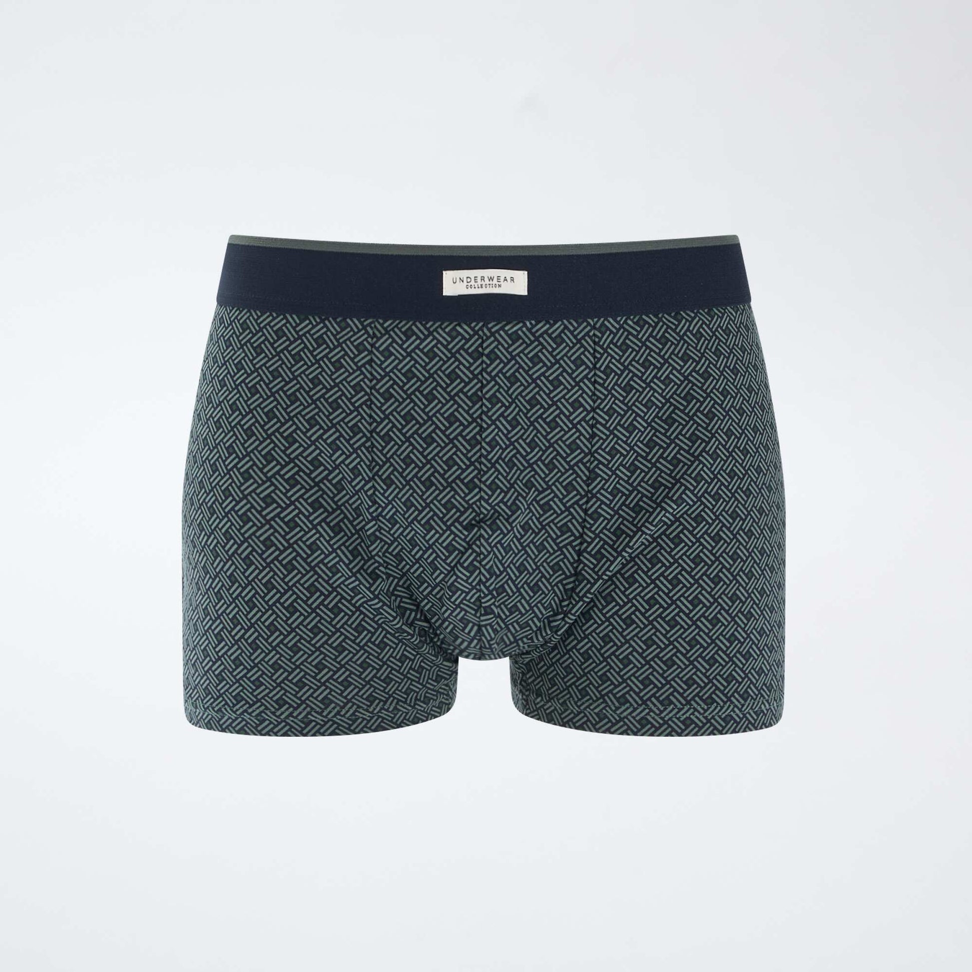 Pack of 3 pairs of cotton boxer shorts KHAKI