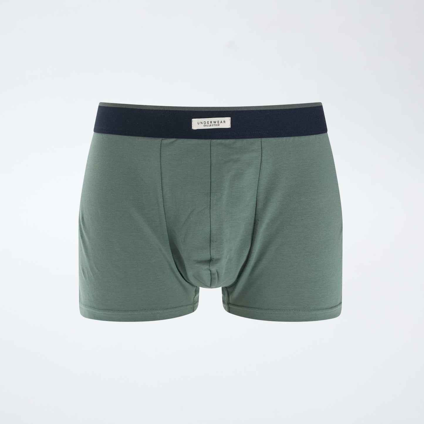 Pack of 3 pairs of cotton boxer shorts KHAKI