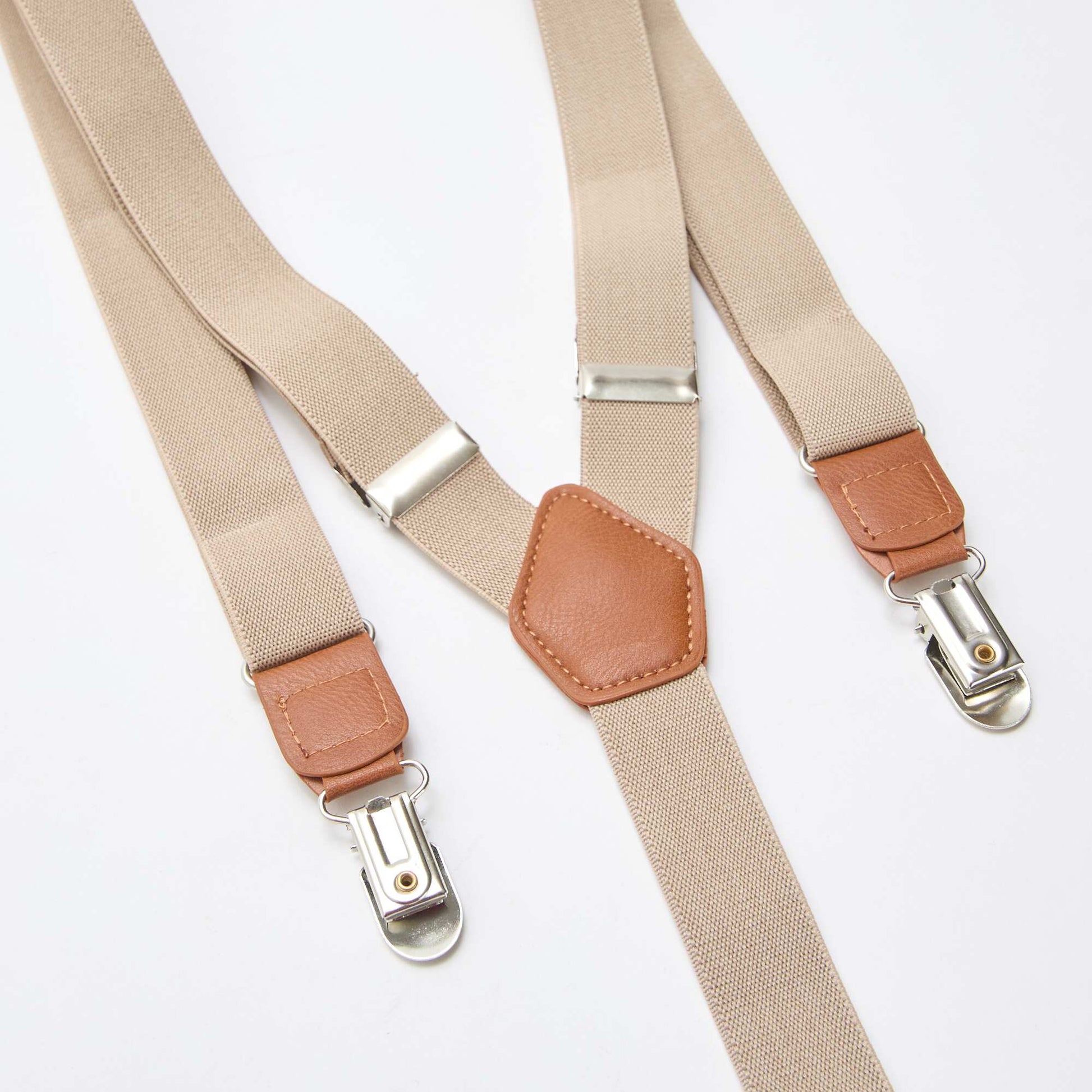 Block colour braces BEIGE