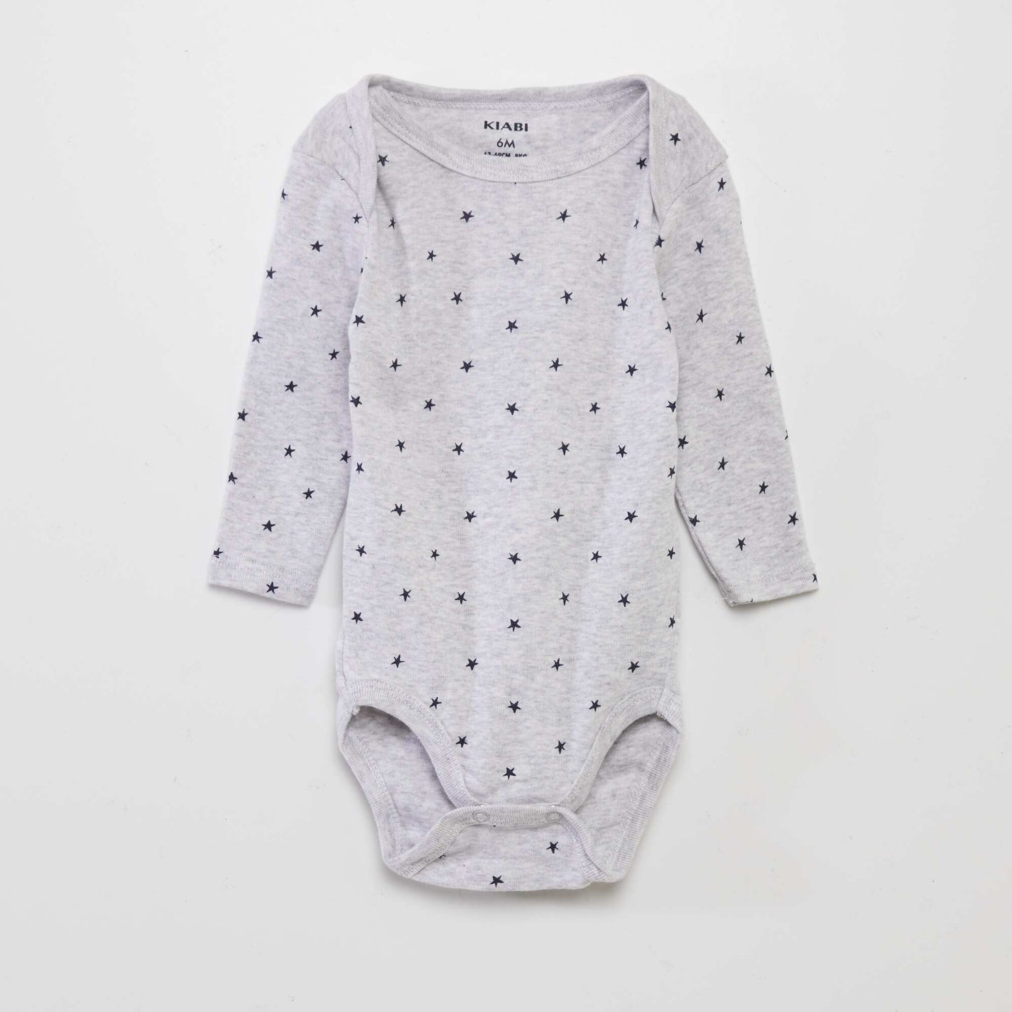 3-Pack Long-Sleeve Bodysuits GREY