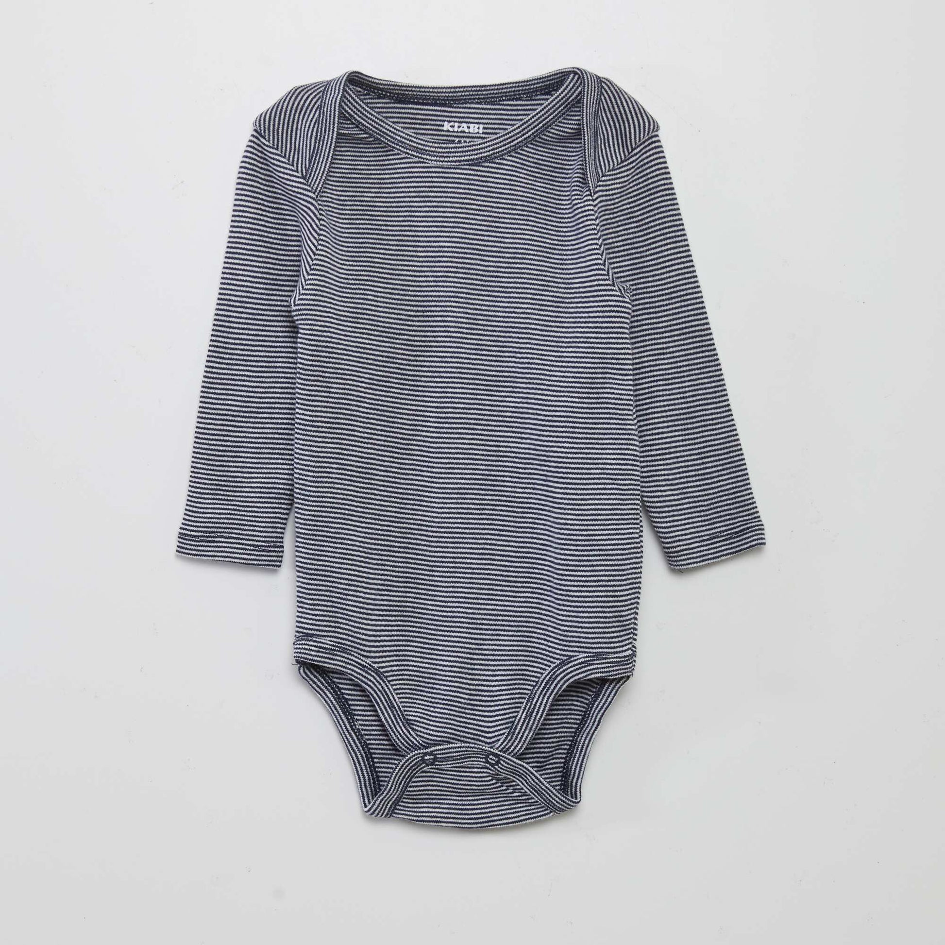 3-Pack Long-Sleeve Bodysuits GREY