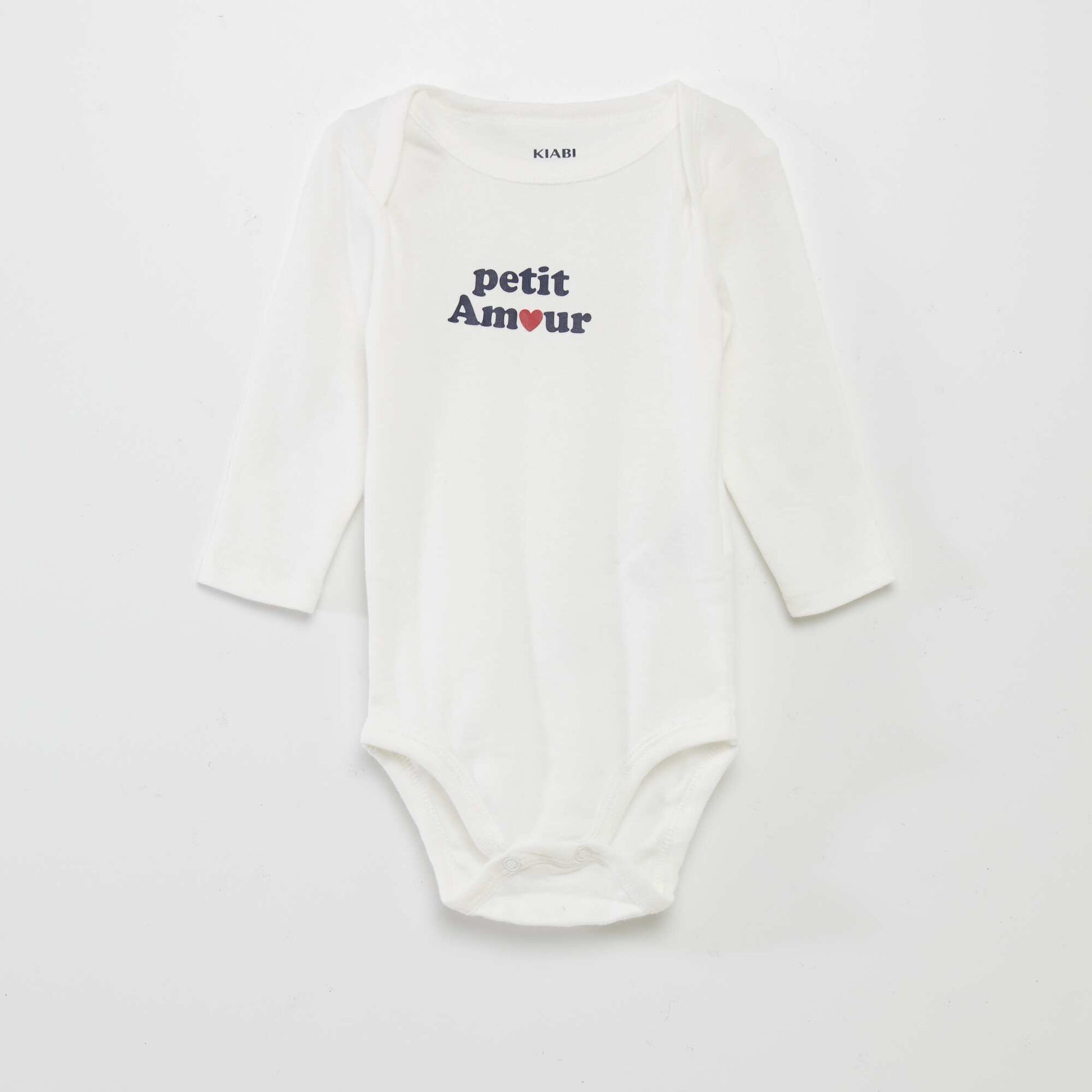 3-Pack Long-Sleeve Bodysuits GREY