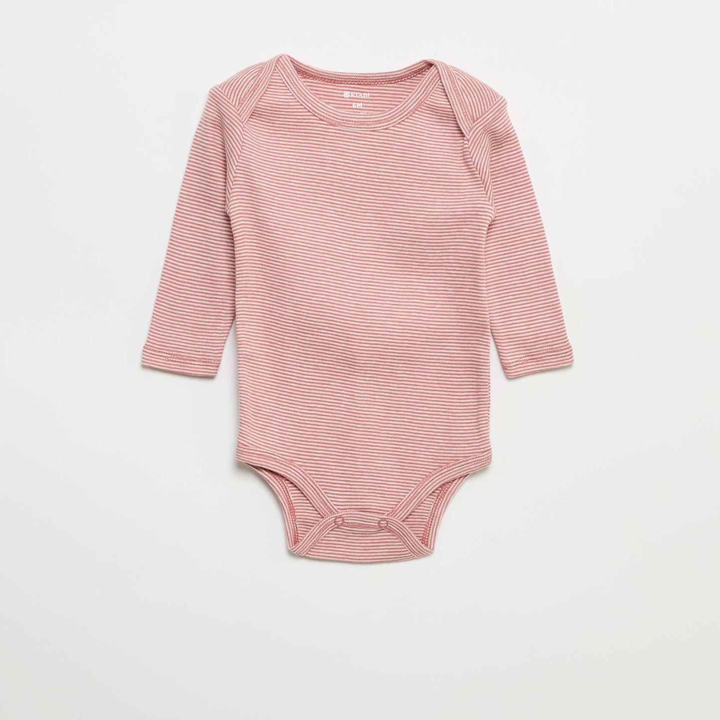 Pack of 3 long-sleeved bodies PINK
