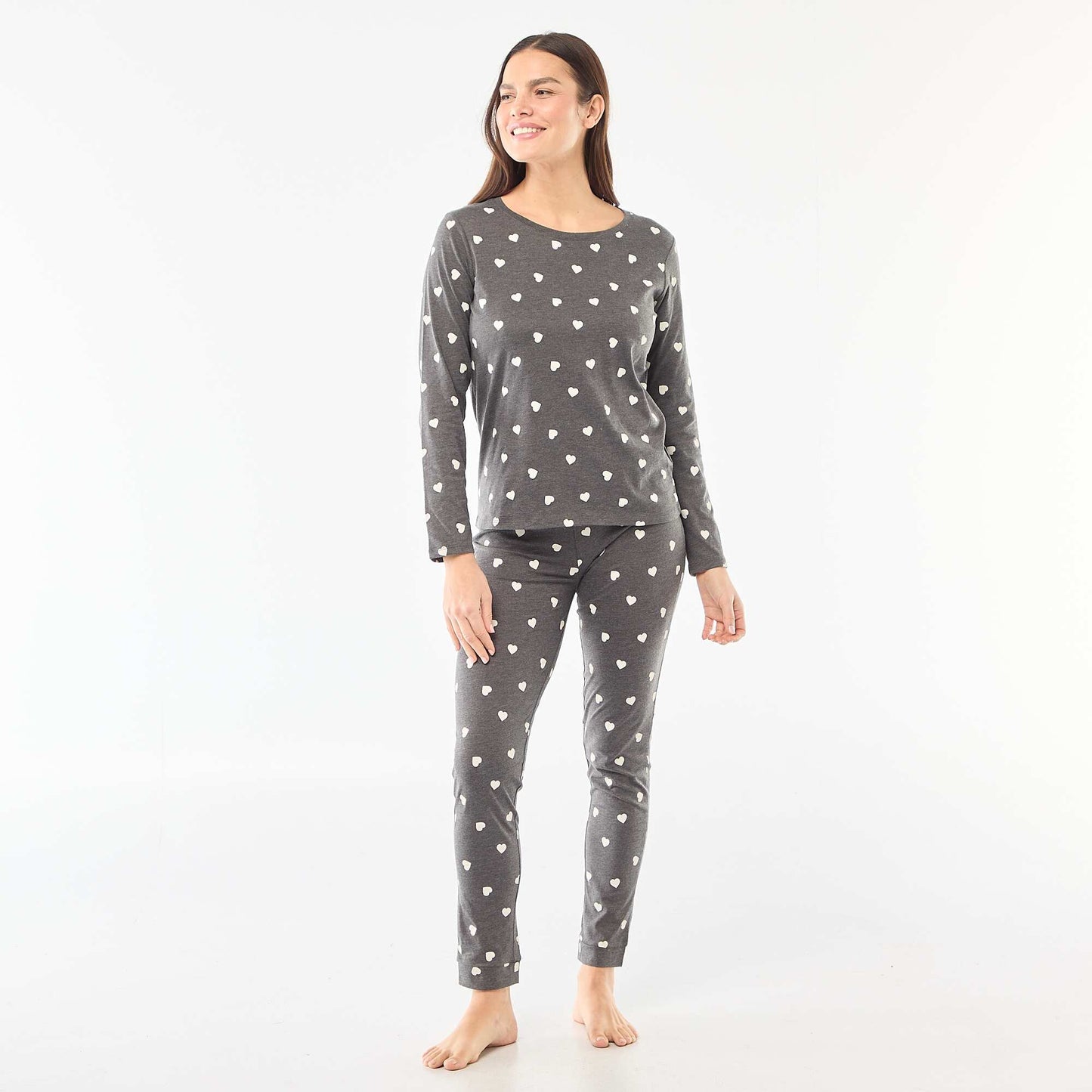 Jersey Pajama Set - 2 Piece GREY