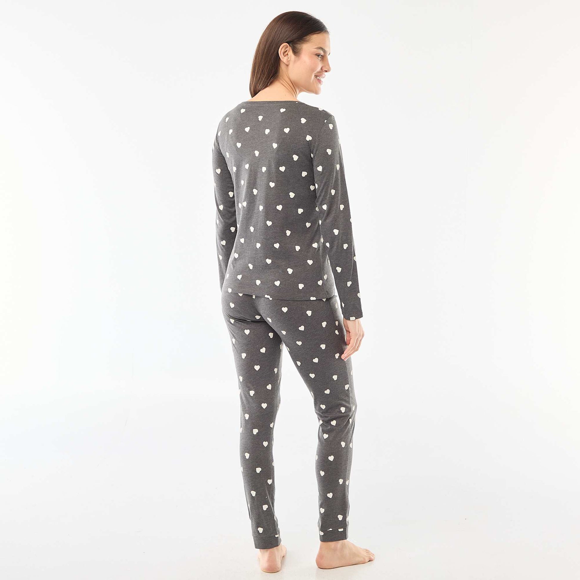 Jersey Pajama Set - 2 Piece GREY