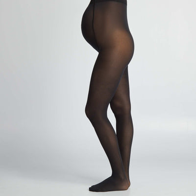 40D maternity tights BLACK