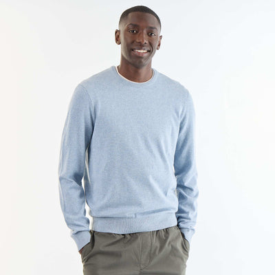 Round neck sweater BLUE