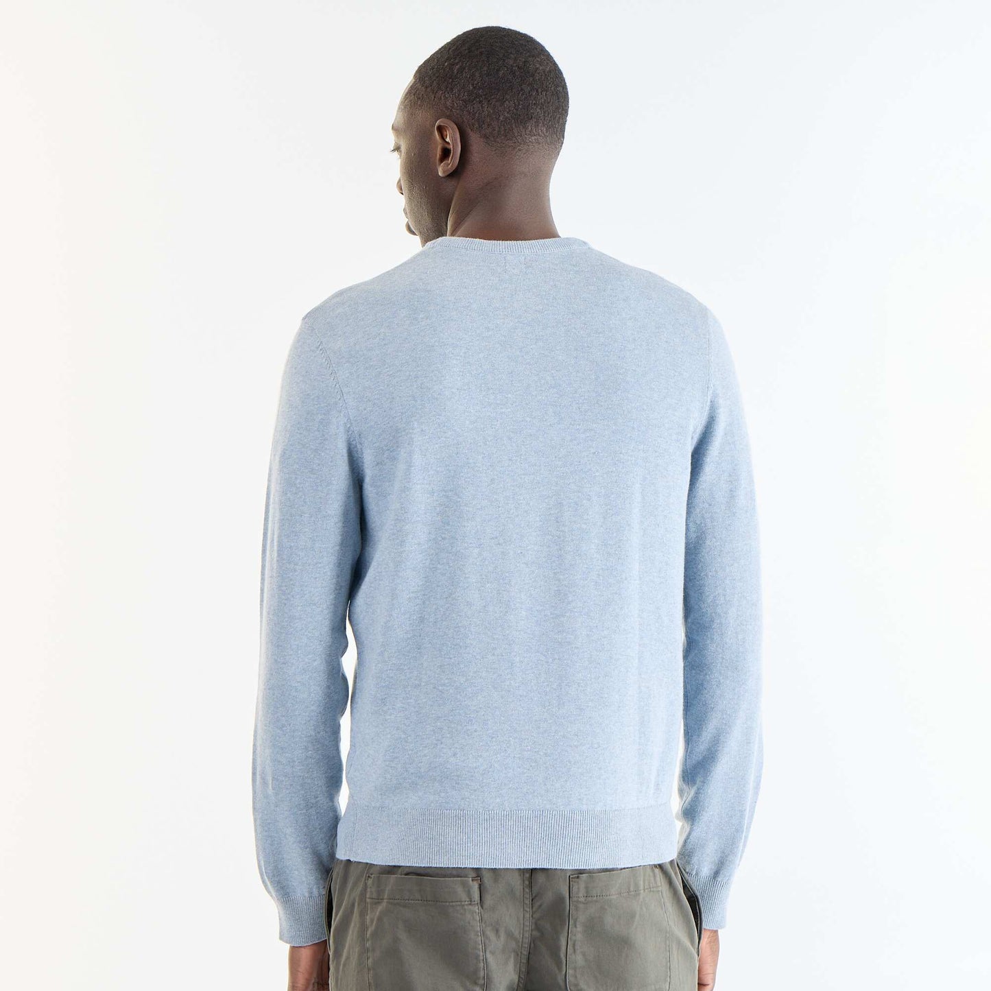 Round neck sweater BLUE