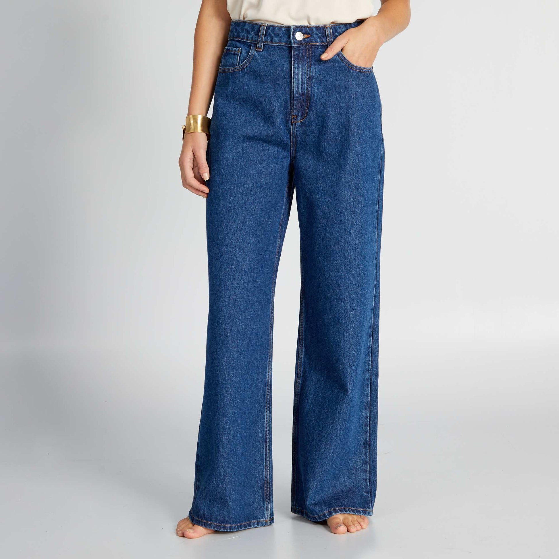 Wide-leg jeans - 30L BLUE