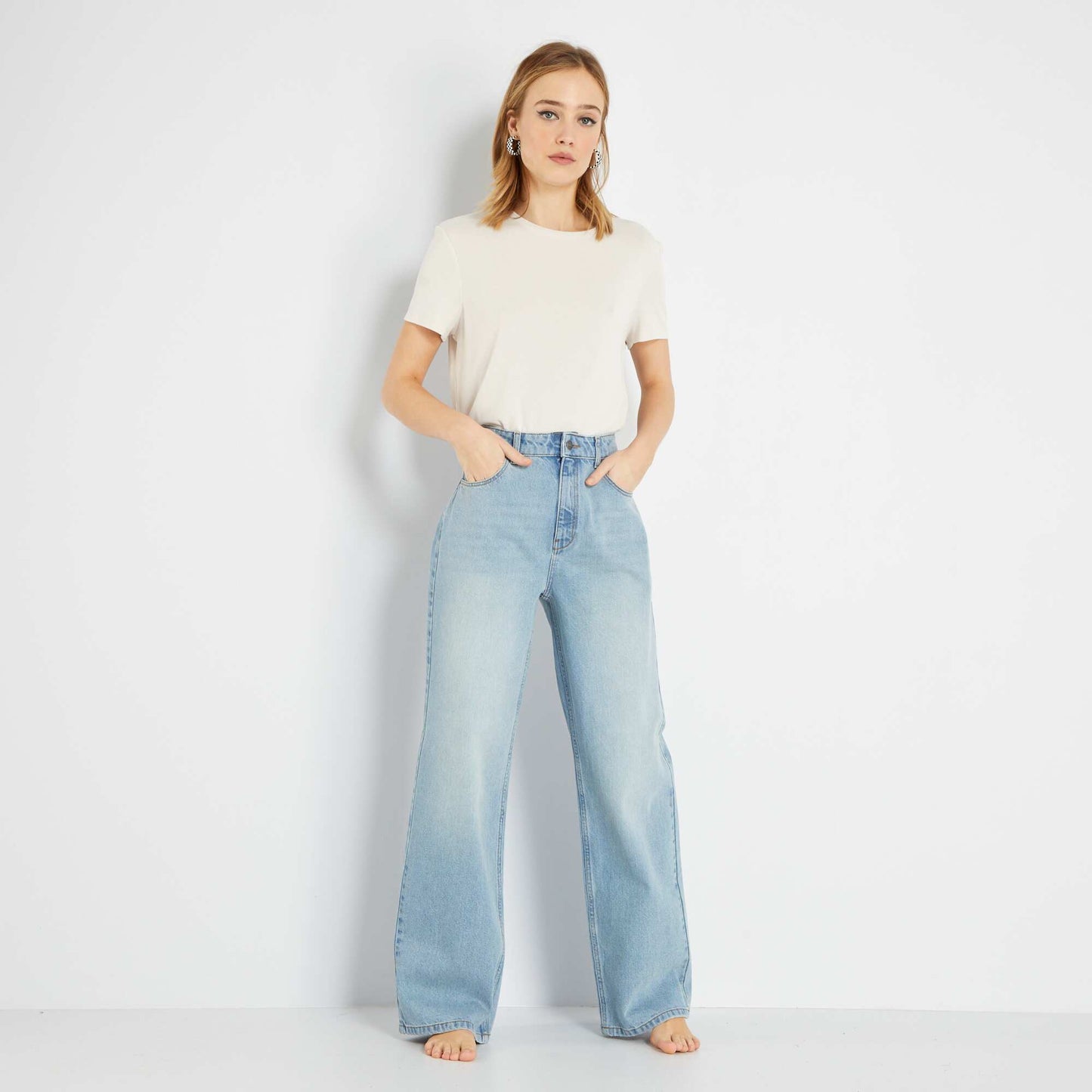 Wide-leg jeans - 30L BLUE