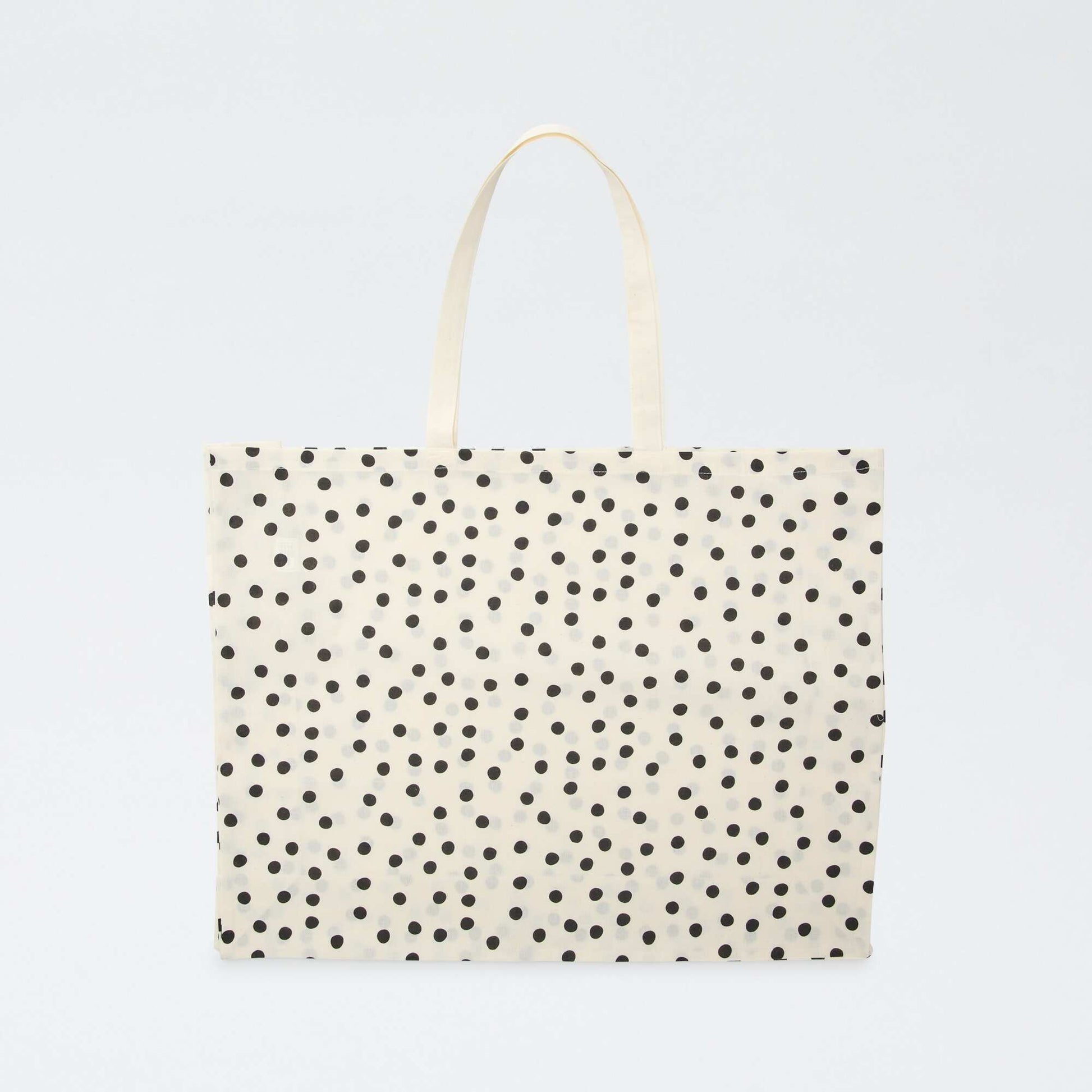 XXL canvas tote bag WHITE