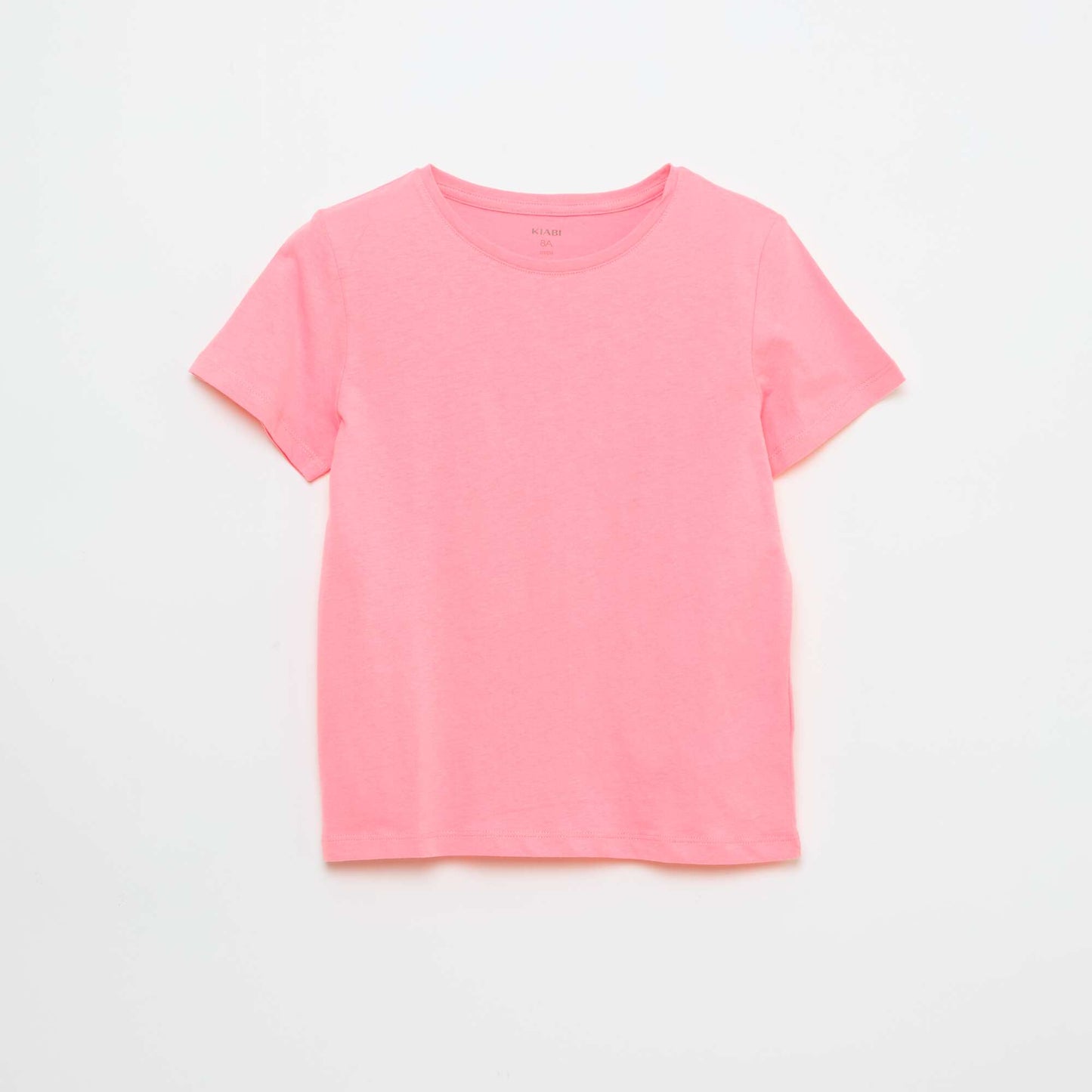 Plain jersey T-shirt PINK